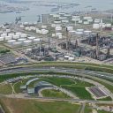 BP Refinery overview, raffinaderij, Rotterdam, industrie